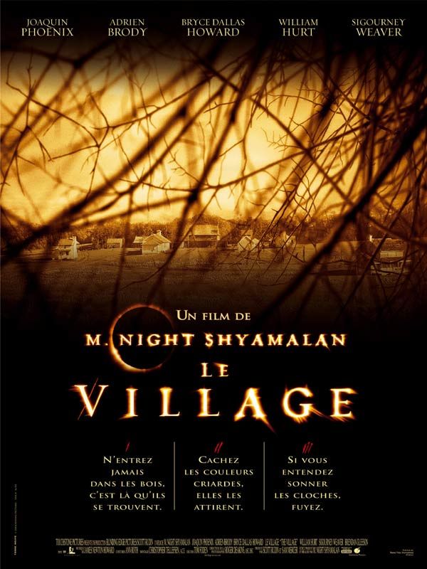 Affiche du film Le Village (2004) de M. Night Shyamalan Affiche du film Le Village (2004) de M. Night Shyamalan. Voir Le Village en streaming / torrent sur meilleurs-films.fr