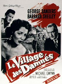 Affiche du film Le Village des damnés (1960) de Wolf Rilla. Voir Le Village des damnés en streaming / torrent sur meilleurs-films.fr