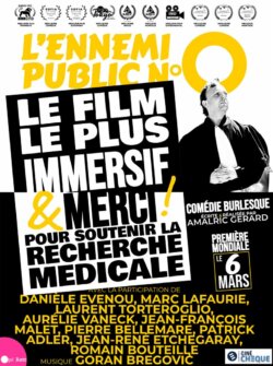 Affiche - Film L'Ennemi public n°0 (2024).