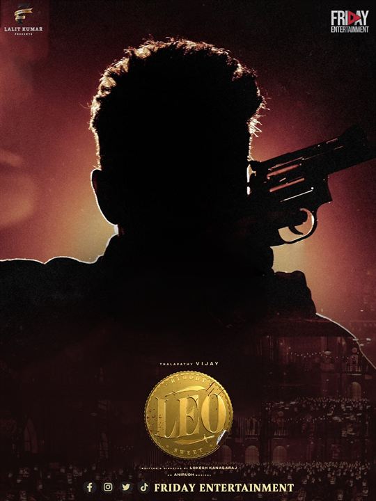 Affiche du film Leo (2023) de Lokesh Kanagaraj. Voir Leo en streaming / torrent sur meilleurs-films.fr