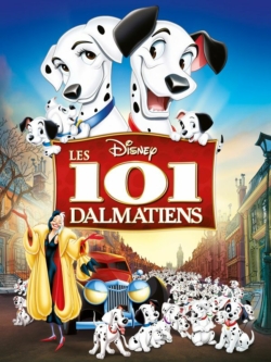 Affiche du film Les 101 Dalmatiens (1961) de Clyde Geronimi & Hamilton Luske & Wolfgang Reitherman.