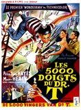 Affiche du film Les 5000 doigts du Dr T. (1953) de Roy Rowland. Voir Les 5000 doigts du Dr T. en streaming / torrent sur meilleurs-films.fr