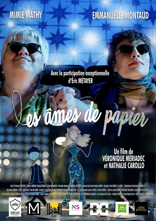 Affiche du court métrage Les Âmes de Papier (2025) de Nathalie Carollo. Voir Les Âmes de Papier en streaming / torrent sur meilleurs-films.fr