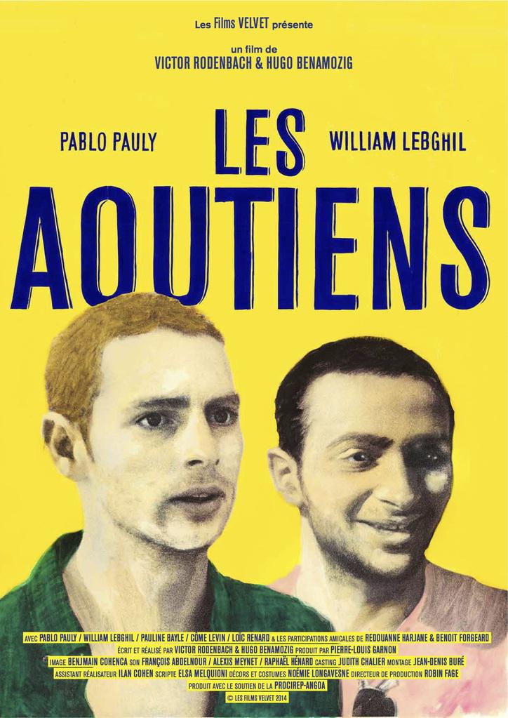 Affiche du court métrage Les aoûtiens (2014) de Hugo Benamozig Affiche du court métrage Les aoûtiens (2014) de Hugo Benamozig. Voir Les aoûtiens en streaming / torrent sur meilleurs-films.fr