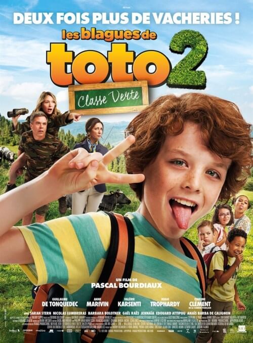 Affiche du film Les Blagues de Toto 2 – classe verte (2023) de Pascal Bourdiaux Affiche du film Les Blagues de Toto 2 – classe verte (2023) de Pascal Bourdiaux. Voir Les Blagues de Toto 2 – classe verte en streaming / torrent sur meilleurs-films.fr
