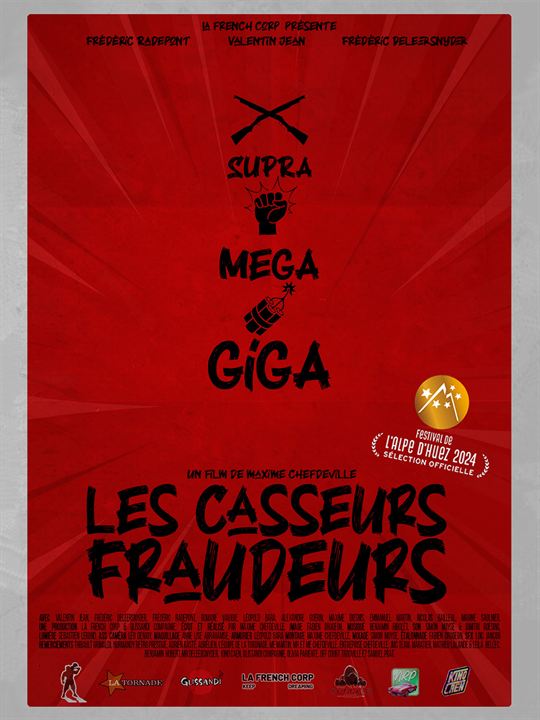 Affiche du court métrage Les Casseurs Fraudeurs (2025) de Maxime Chefdeville. Voir Les Casseurs Fraudeurs en streaming / torrent sur meilleurs-films.fr