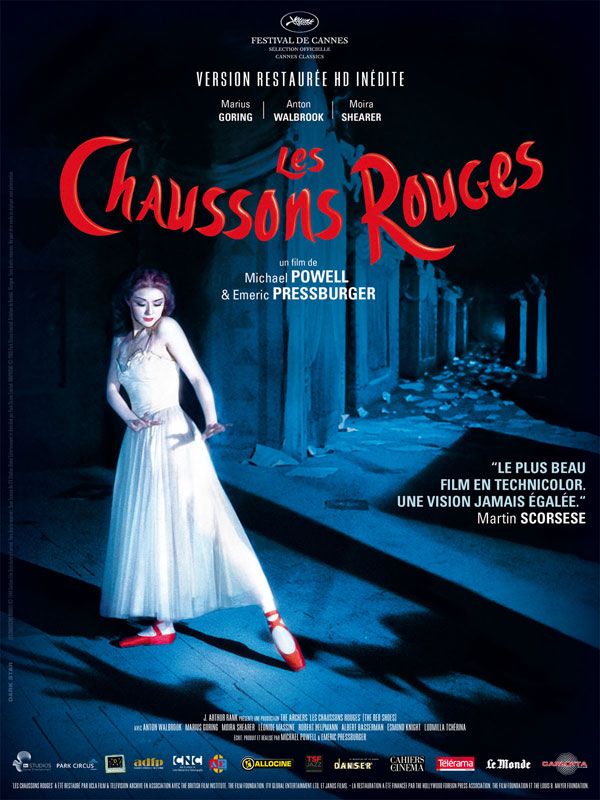 Affiche du film Les Chaussons rouges (1948) de Emeric Pressburger. Voir Les Chaussons rouges en streaming / torrent sur meilleurs-films.fr