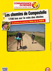 Affiche du film Les Chemins de Compostelle -1 700 km sur la voie des étoiles (2005) de Alain De La Porte. Voir Les Chemins de Compostelle -1 700 km sur la voie des étoiles en streaming / torrent sur meilleurs-films.fr