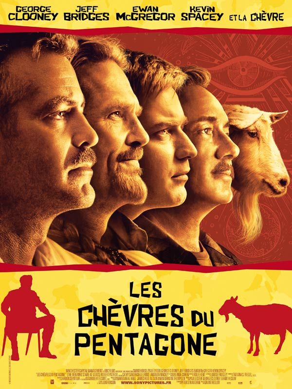 Affiche du film Les Chèvres du Pentagone (2009) de Grant Heslov Affiche du film Les Chèvres du Pentagone (2009) de Grant Heslov. Voir Les Chèvres du Pentagone en streaming / torrent sur meilleurs-films.fr