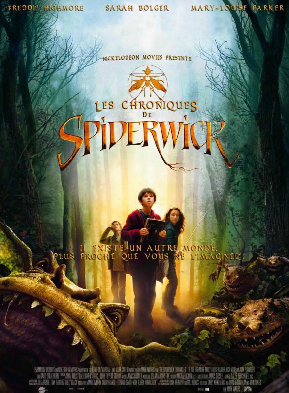 Affiche du film Les Chroniques de Spiderwick () de Freddie Highmore Affiche du film Les Chroniques de Spiderwick () de Freddie Highmore. Voir Les Chroniques de Spiderwick en streaming / torrent sur meilleurs-films.fr