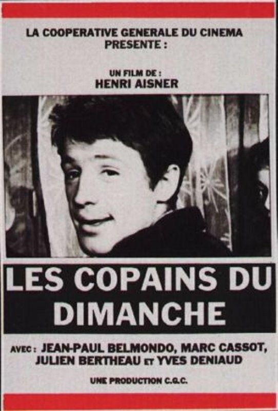 Affiche du film Les Copains du Dimanche (1956) de Henri Aisner. Voir Les Copains du Dimanche en streaming / torrent sur meilleurs-films.fr