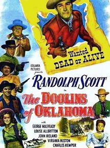 Affiche du film Les Doolins de l’Oklahoma (1949) de Gordon Douglas. Voir Les Doolins de l’Oklahoma en streaming / torrent sur meilleurs-films.fr
