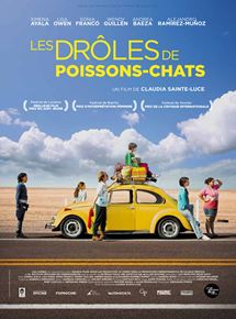 Affiche du film Les drôles de poissons-chats (2013) de Claudia Sainte-Luce. Voir Les drôles de poissons-chats en streaming / torrent sur meilleurs-films.fr