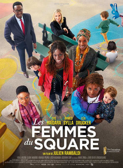 Affiche du film Les Femmes du square (2022) de Julien Rambaldi. Voir Les Femmes du square en streaming / torrent sur meilleurs-films.fr