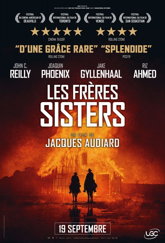 Affiche du film Les Frères Sisters (2018) de Jacques Audiard. Voir Les Frères Sisters en streaming / torrent sur meilleurs-films.fr