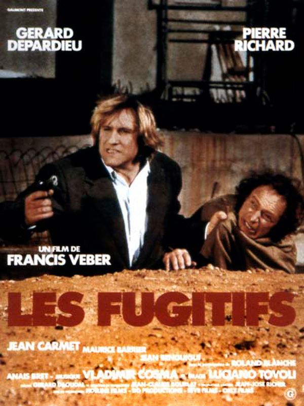 Affiche du film Les Fugitifs (1986) de Francis Veber Affiche du film Les Fugitifs (1986) de Francis Veber. Voir Les Fugitifs en streaming / torrent sur meilleurs-films.fr