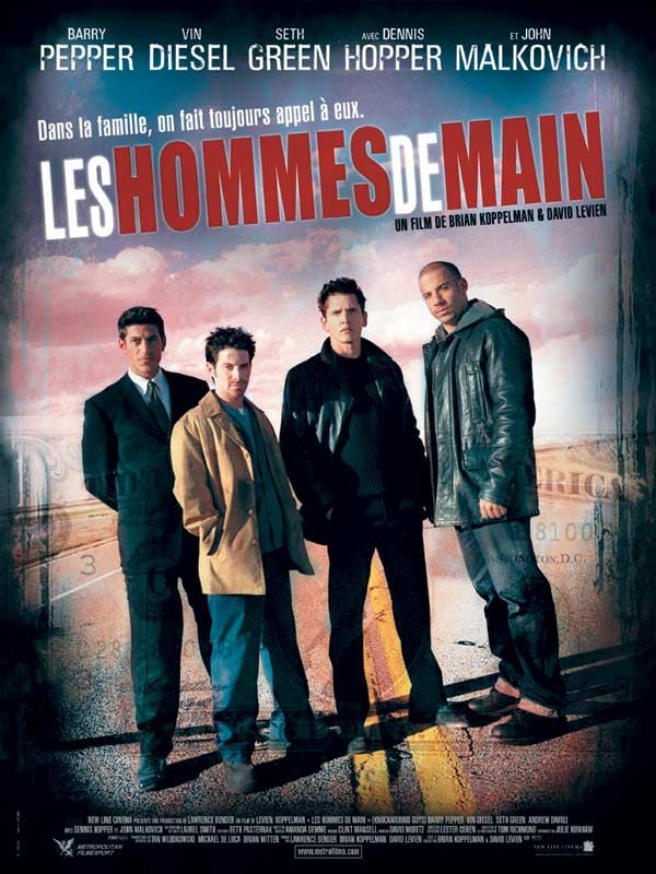 Affiche du film Les Hommes de main (2001) de Brian Koppelman. Voir Les Hommes de main en streaming / torrent sur meilleurs-films.fr