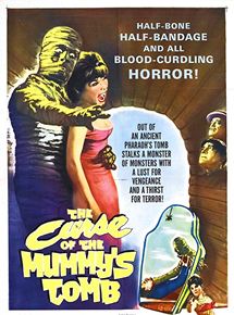 Affiche du film Les Maléfices de la momie (1964) de Michael Carreras. Voir Les Maléfices de la momie en streaming / torrent sur meilleurs-films.fr