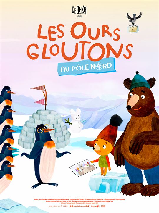 Affiche du film Les Ours gloutons au Pôle Nord (2024) de Kateřina Karhánková. Voir Les Ours gloutons au Pôle Nord en streaming / torrent sur meilleurs-films.fr