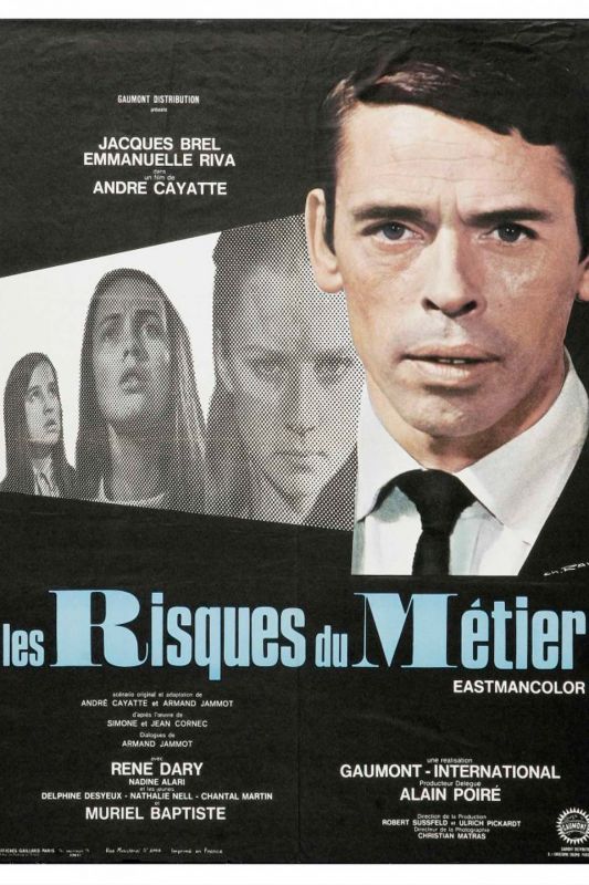 Affiche du film Les Risques du Métier (1967) de André Cayatte. Voir Les Risques du Métier en streaming / torrent sur meilleurs-films.fr