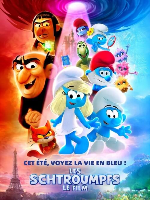 Affiche du film Les Schtroumpfs – Le film (2025) de Chris Miller (LX). Voir Les Schtroumpfs – Le film en streaming / torrent sur meilleurs-films.fr