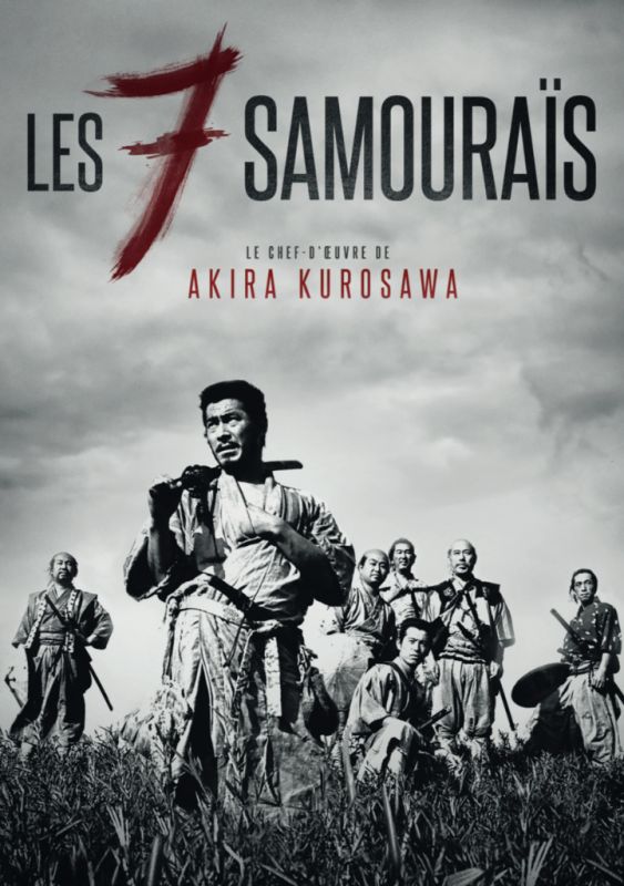 Affiche du film Les Sept Samouraïs (1954) de Akira Kurosawa. Voir Les Sept Samouraïs en streaming / torrent sur meilleurs-films.fr
