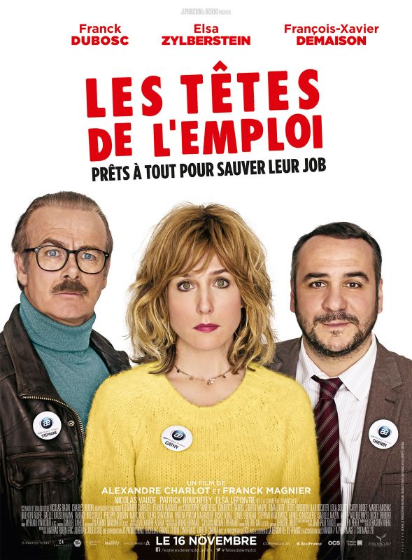 Affiche du film Les Têtes de l’emploi (2016) de Alexandre Charlot Affiche du film Les Têtes de l’emploi (2016) de Alexandre Charlot. Voir Les Têtes de l’emploi en streaming / torrent sur meilleurs-films.fr
