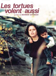 Affiche du film Les Tortues volent aussi (2004) de Bahman Ghobadi. Voir Les Tortues volent aussi en streaming / torrent sur meilleurs-films.fr