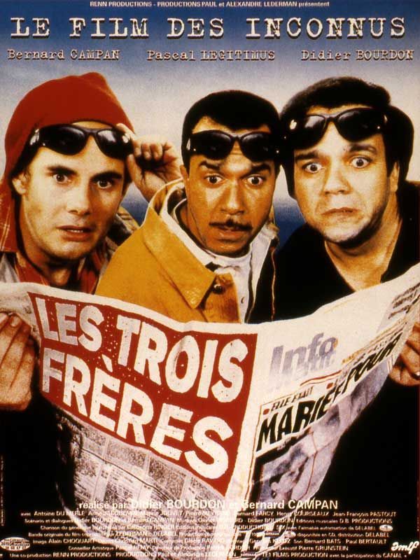Affiche du film Les trois frères (1995) de Bernard Campan Affiche du film Les trois frères (1995) de Bernard Campan. Voir Les trois frères en streaming / torrent sur meilleurs-films.fr