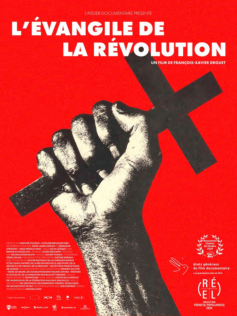 Affiche du film L’Evangile de la révolution (2025) de François-Xavier Drouet. Voir L’Evangile de la révolution en streaming / torrent sur meilleurs-films.fr