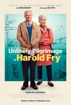 Affiche du film L’Improbable voyage d’Harold Fry (2023) de Jim Broadbent & Linda Bassett & Penelope Wilton.