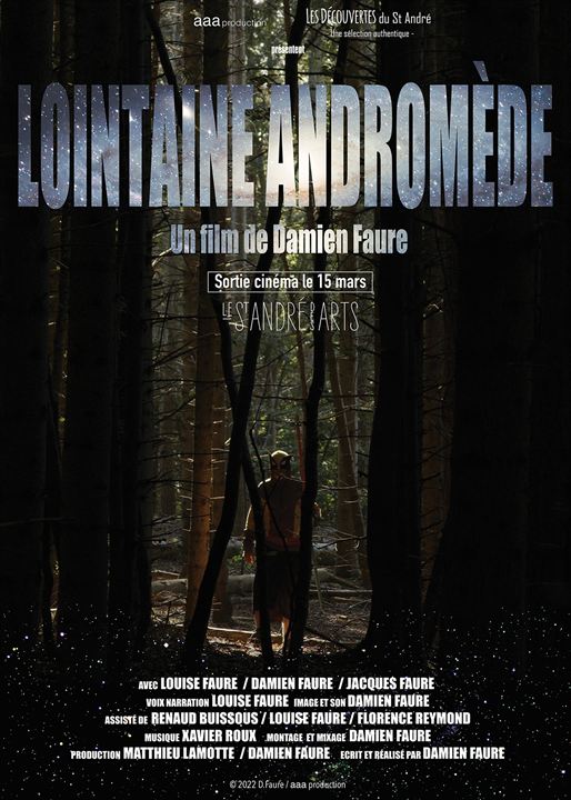 Affiche du film Lointaine Andromède (2022) de Damien Faure. Voir Lointaine Andromède en streaming / torrent sur meilleurs-films.fr