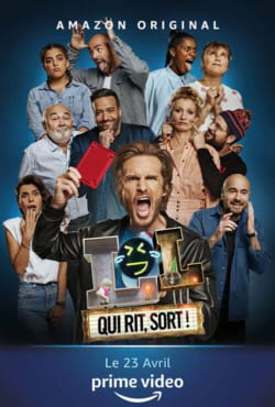 Affiche de la télé-réalité LOL : qui rit, sort ! (2021) de Philippe Lacheau.