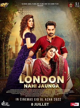 Affiche du film London Nahi Jaunga (2022) de Nadeem Baig. Voir London Nahi Jaunga en streaming / torrent sur meilleurs-films.fr