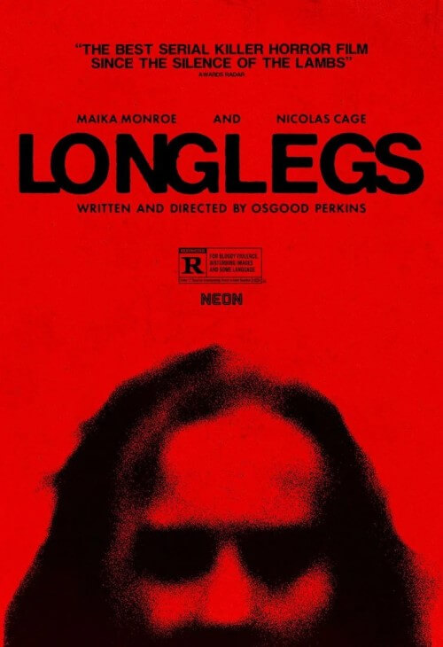 Affiche du film Longlegs (2024) de Oz Perkins Affiche du film Longlegs (2024) de Oz Perkins. Voir Longlegs en streaming / torrent sur meilleurs-films.fr