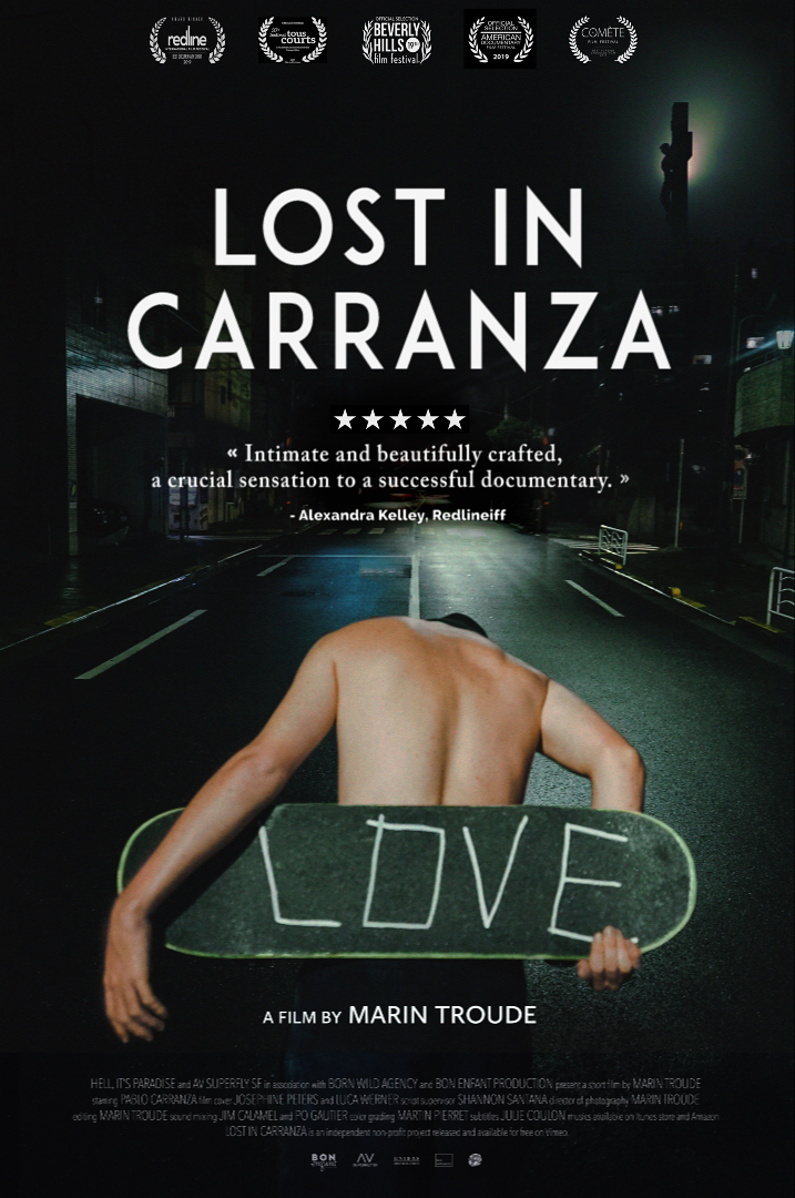 Affiche du court métrage Lost In Carranza (2019) de Marin Troude Affiche du court métrage Lost In Carranza (2019) de Marin Troude. Voir Lost In Carranza en streaming / torrent sur meilleurs-films.fr