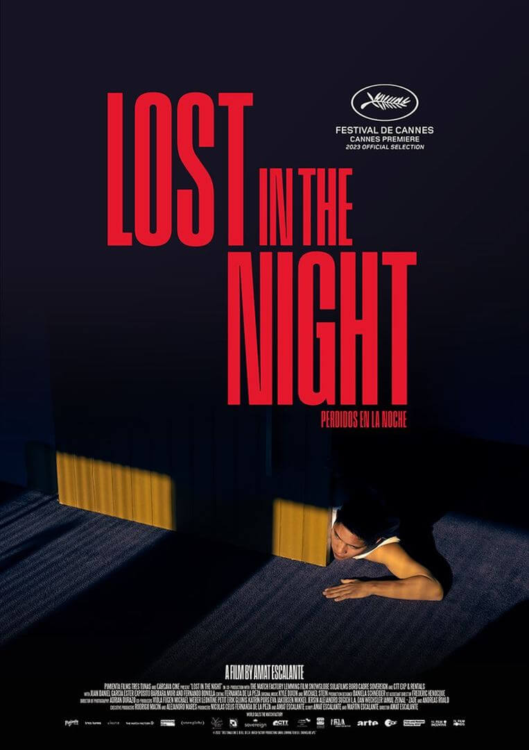 Affiche du film Lost In The Night (2023) de Amat Escalante. Voir Lost In The Night en streaming / torrent sur meilleurs-films.fr
