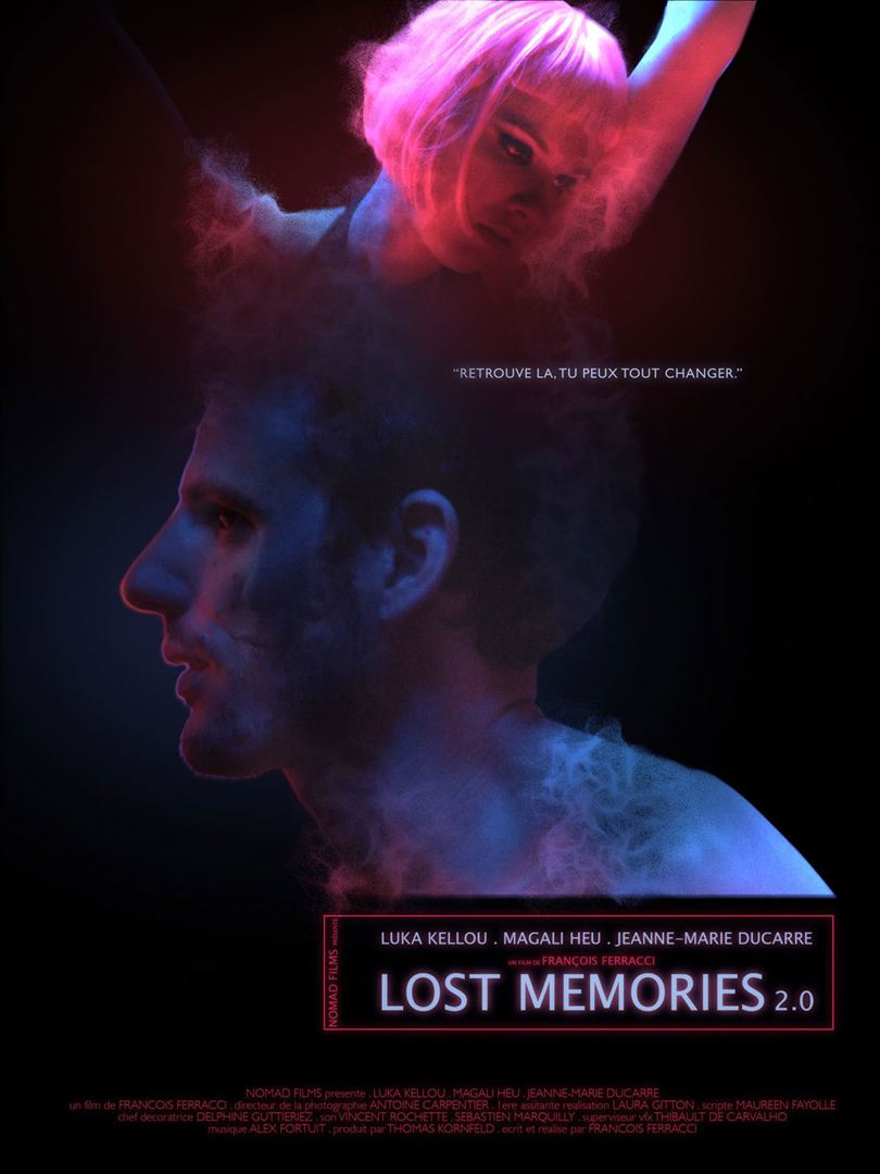 Affiche du court métrage Lost memories 2.0 (2015) de François Ferracci. Voir Lost memories 2.0 en streaming / torrent sur meilleurs-films.fr