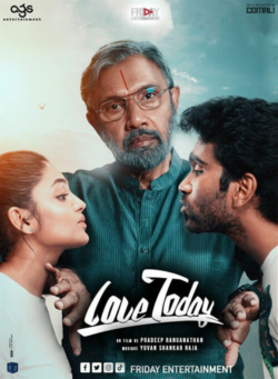 Affiche du film Love Today (2022) de Pradeep Ranganathan.