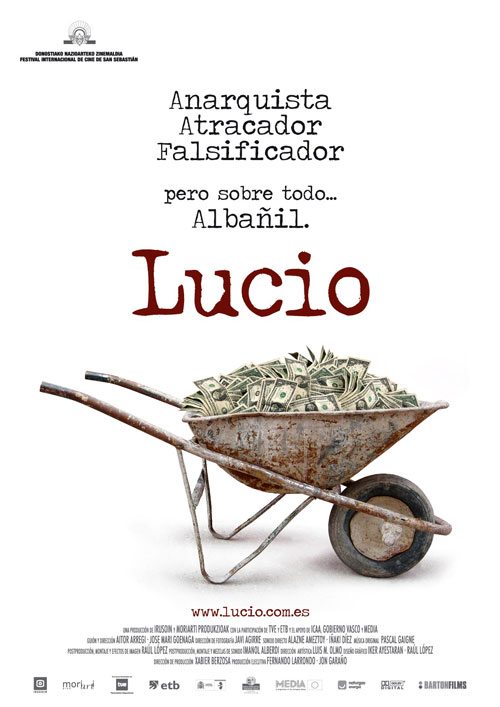 Affiche du film Lucio (2007) de Aitor Arregi. Voir Lucio en streaming / torrent sur meilleurs-films.fr