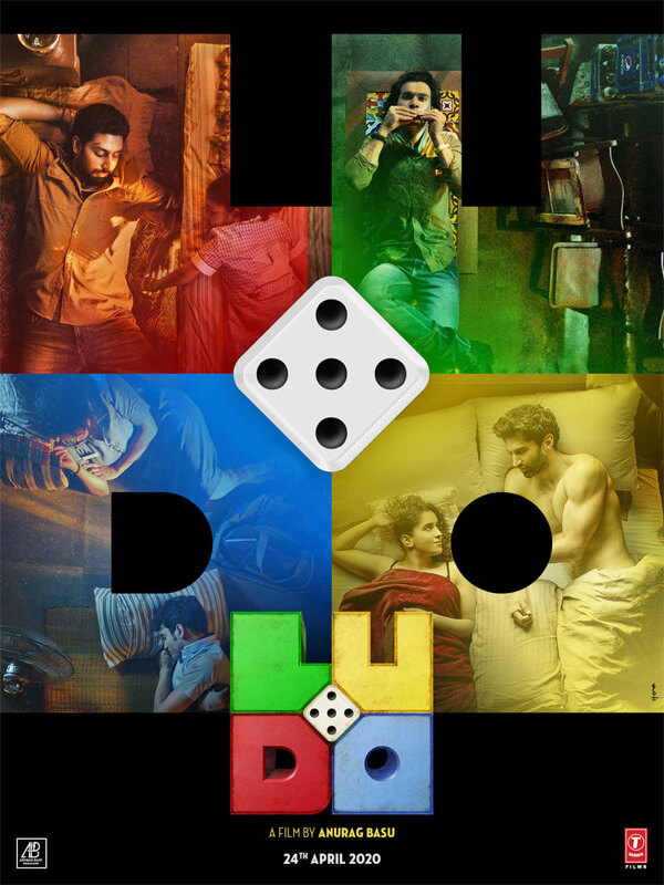 Affiche du film Ludo (2020) de Anurag Basu. Voir Ludo en streaming / torrent sur meilleurs-films.fr