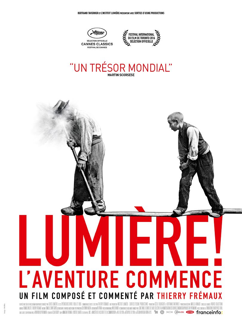 Affiche du film Lumière ! L’aventure commence (2017) de Thierry Frémaux. Voir Lumière ! L’aventure commence en streaming / torrent sur meilleurs-films.fr