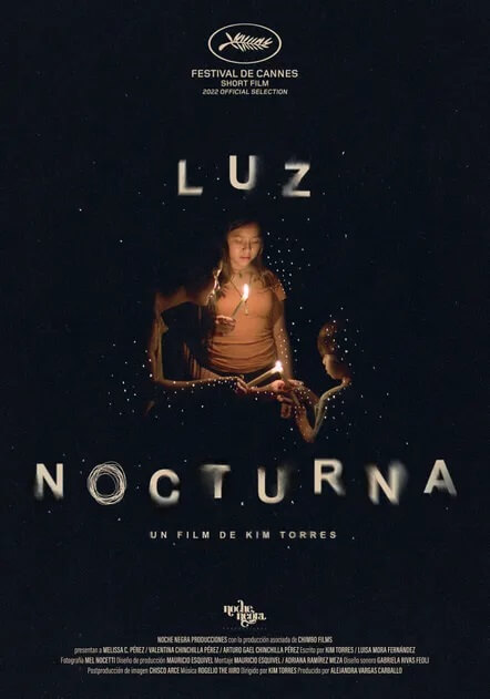 Affiche du court métrage Luz Nocturna (2022) de Kim Torres. Voir Luz Nocturna en streaming / torrent sur meilleurs-films.fr