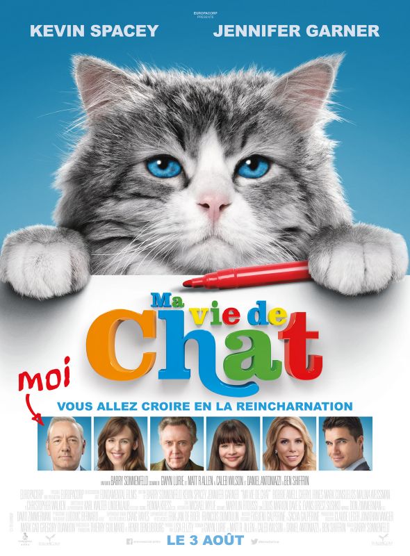 Affiche du film Ma vie de chat (2016) de Barry Sonnenfeld Affiche du film Ma vie de chat (2016) de Barry Sonnenfeld. Voir Ma vie de chat en streaming / torrent sur meilleurs-films.fr