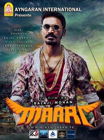 Affiche du film Maari (2015) de Balaji Mohan. Voir Maari en streaming / torrent sur meilleurs-films.fr