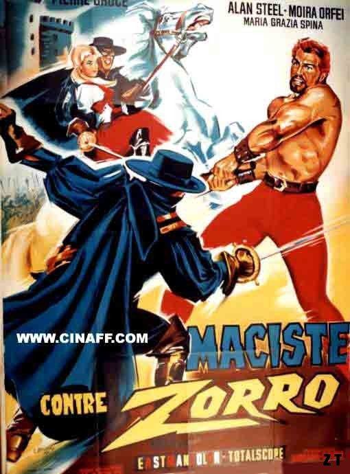 Affiche du film Maciste contre Zorro (1963) de Umberto Lenzi. Voir Maciste contre Zorro en streaming / torrent sur meilleurs-films.fr