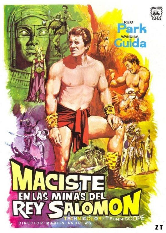 Affiche du film Maciste dans les mines du roi Salomon (1964) de Piero Regnoli Affiche du film Maciste dans les mines du roi Salomon (1964) de Piero Regnoli. Voir Maciste dans les mines du roi Salomon en streaming / torrent sur meilleurs-films.fr