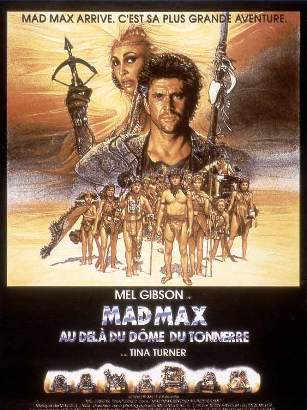 Affiche du film Mad Max au-delà du Dôme du Tonnerre (1985) de George Miller Affiche du film Mad Max au-delà du Dôme du Tonnerre (1985) de George Miller. Voir Mad Max au-delà du Dôme du Tonnerre en streaming / torrent sur meilleurs-films.fr