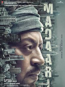 Affiche du film Madaari (2016) de Nishikant Kamat. Voir Madaari en streaming / torrent sur meilleurs-films.fr