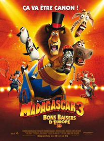 Affiche du film Madagascar 3, Bons Baisers D’Europe (2012) de Conrad Vernon Affiche du film Madagascar 3, Bons Baisers D’Europe (2012) de Conrad Vernon. Voir Madagascar 3, Bons Baisers D’Europe en streaming / torrent sur meilleurs-films.fr